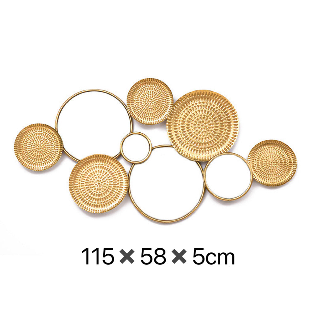 Chic Interconnected Circular Mirror Ensemble | Kelmera