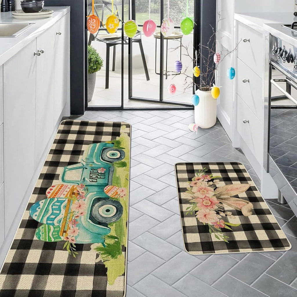 Children's Easter-Themed Kitchen Floor Mat | Kelmera