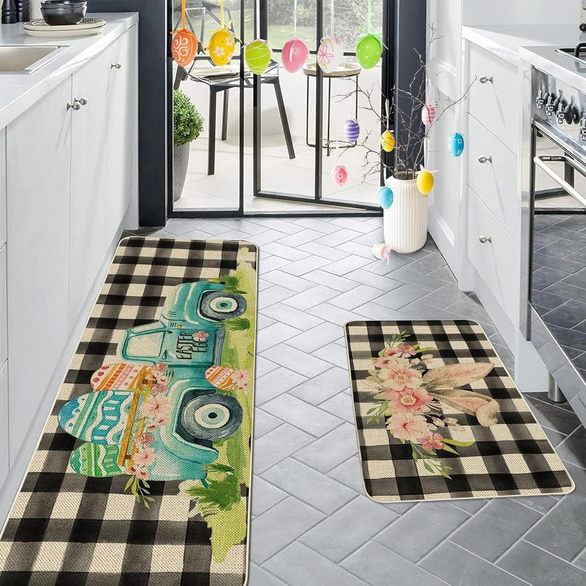 Children's Easter-Themed Kitchen Floor Mat | Kelmera