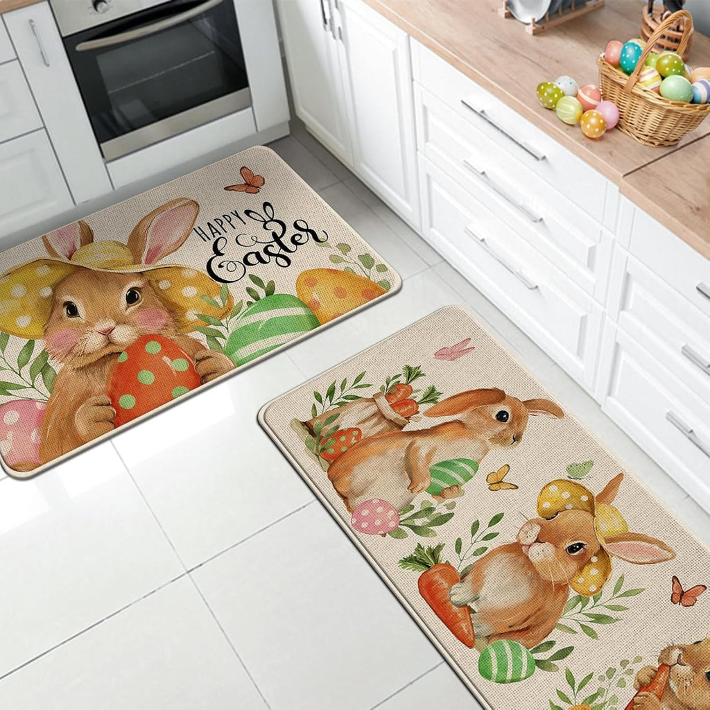 Children's Easter-Themed Kitchen Floor Mat | Kelmera