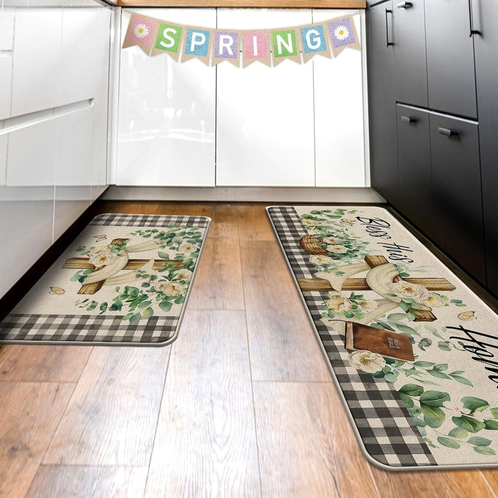 Children's Easter-Themed Kitchen Floor Mat | Kelmera