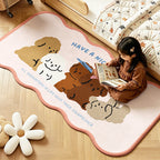 Children's Playful Animal Design Area Rug | Kelmera