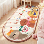 Children's Playful Animal Design Area Rug | Kelmera