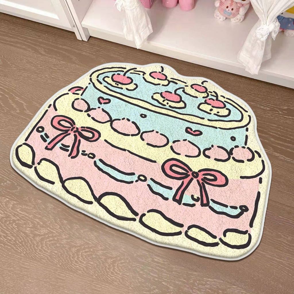 Children's Playful Cat-Shaped Area Mat | Kelmera