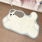 Children's Playful Cat-Shaped Area Mat | Kelmera