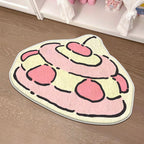 Children's Playful Cat-Shaped Area Mat | Kelmera