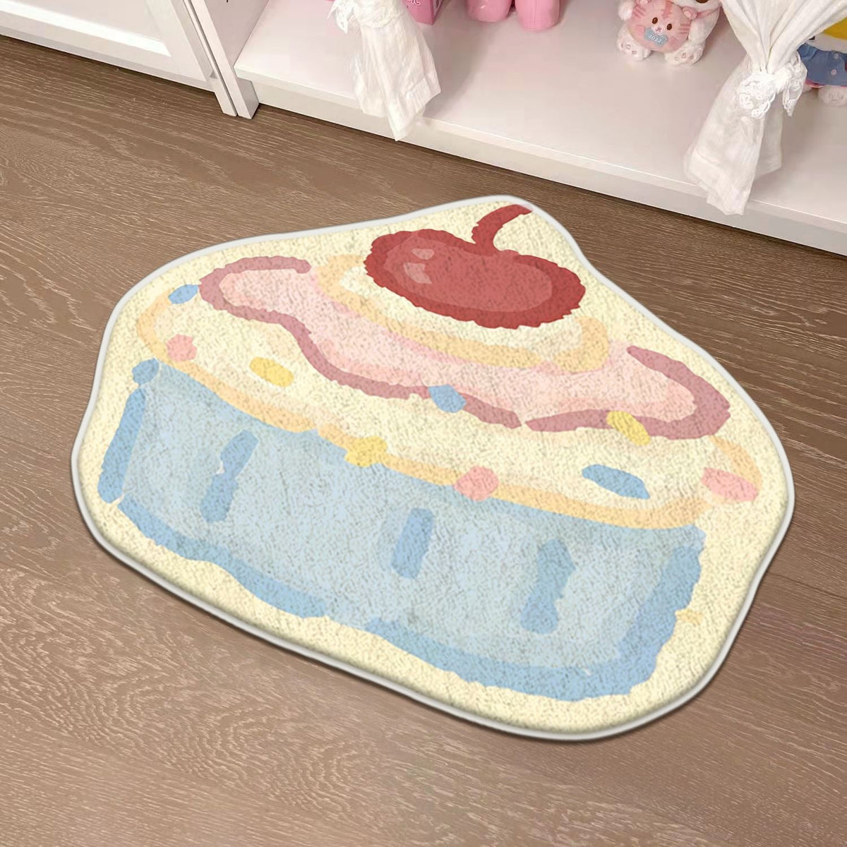 Children's Playful Cat-Shaped Area Mat | Kelmera