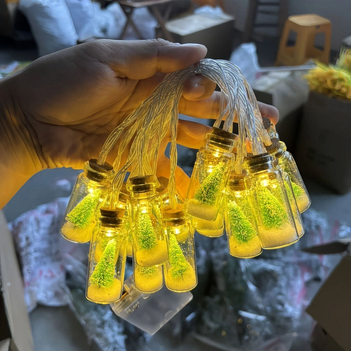 Christmas Snow Globe LED Lamp String Lights | Kelmera