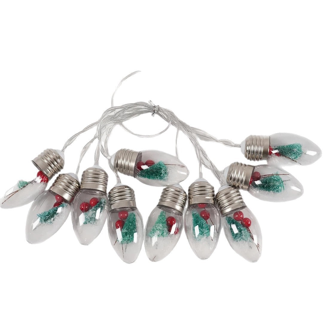 Christmas Snow Globe LED Lamp String Lights | Kelmera