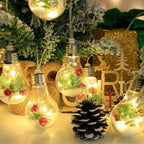 Christmas Snow Globe LED Lamp String Lights | Kelmera