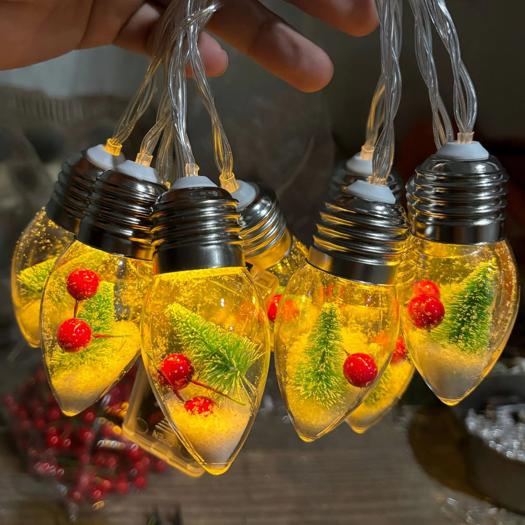 Christmas Snow Globe LED Lamp String Lights | Kelmera