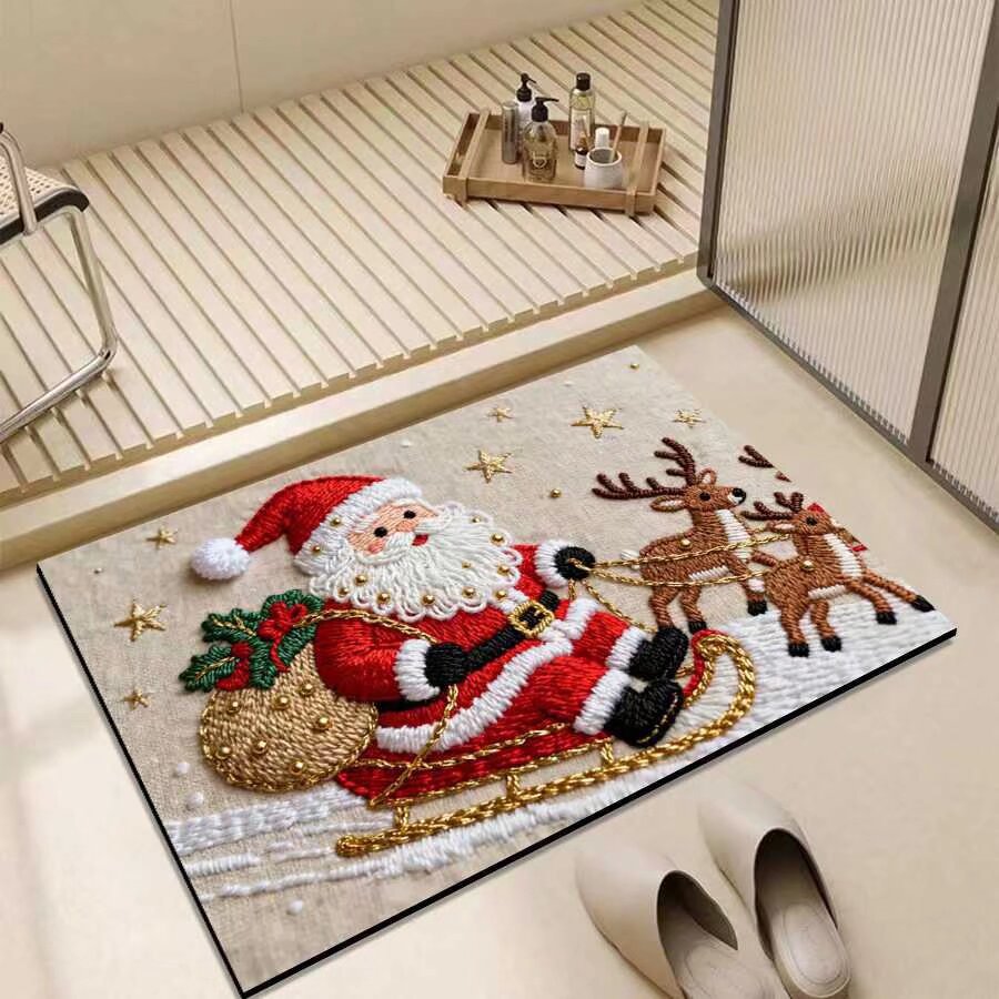 Christmas-Themed Entrance Mat | Kelmera