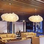 Cloud-Shaped Ambient Pendant Light with Adjustable Cable and E27 Socket | Kelmera