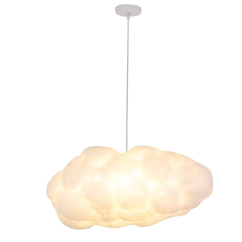 Cloud-Shaped Ambient Pendant Light with Adjustable Cable and E27 Socket | Kelmera