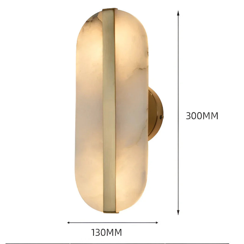 Clovecombe Alabaster Wall Lamp