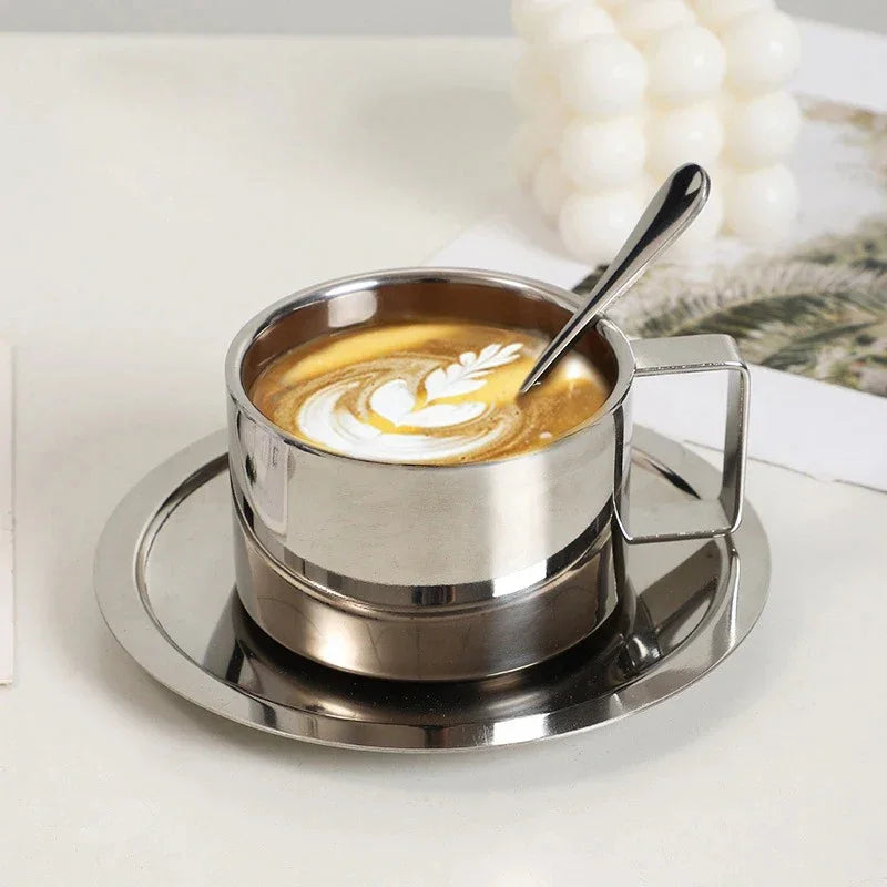 Clyndia Steel Coffee Cup