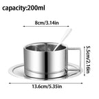 Clyndia Steel Coffee Cup