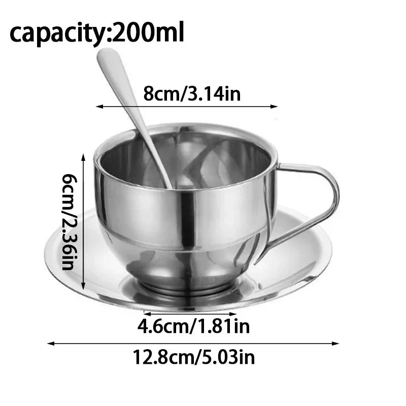 Clyndia Steel Coffee Cup