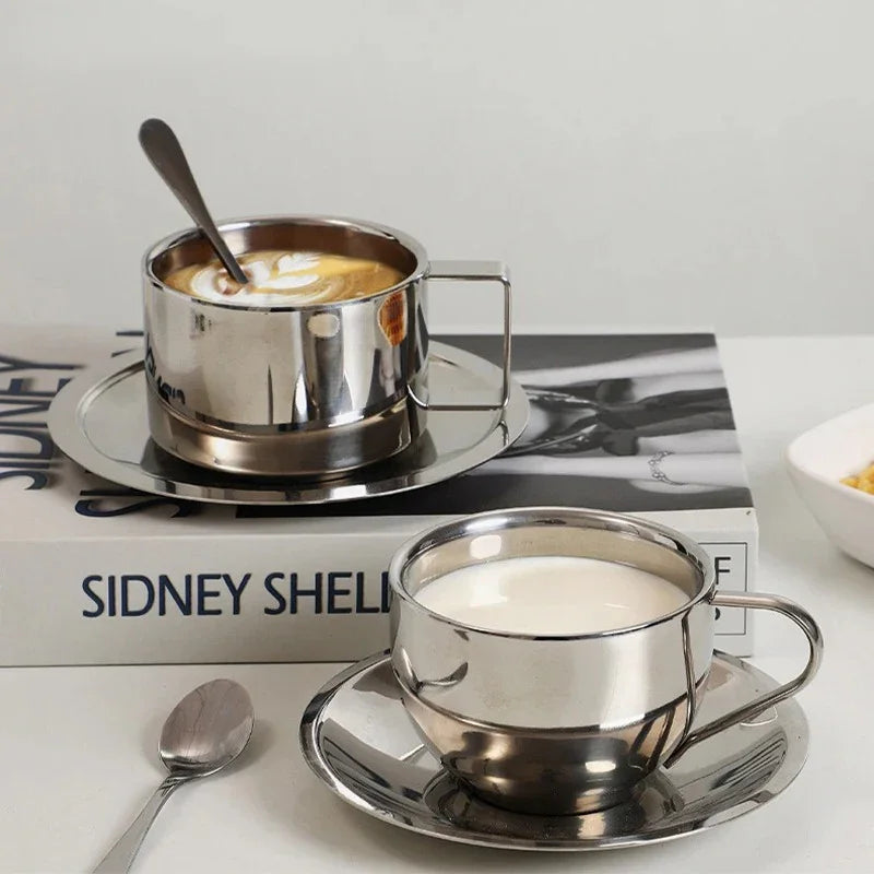 Clyndia Steel Coffee Cup