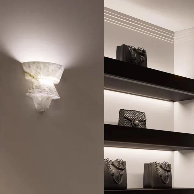 Clyvyra Marble Wall Light