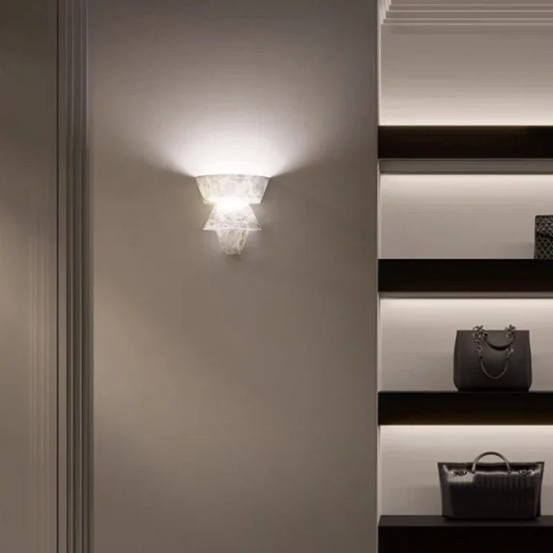 Clyvyra Marble Wall Light