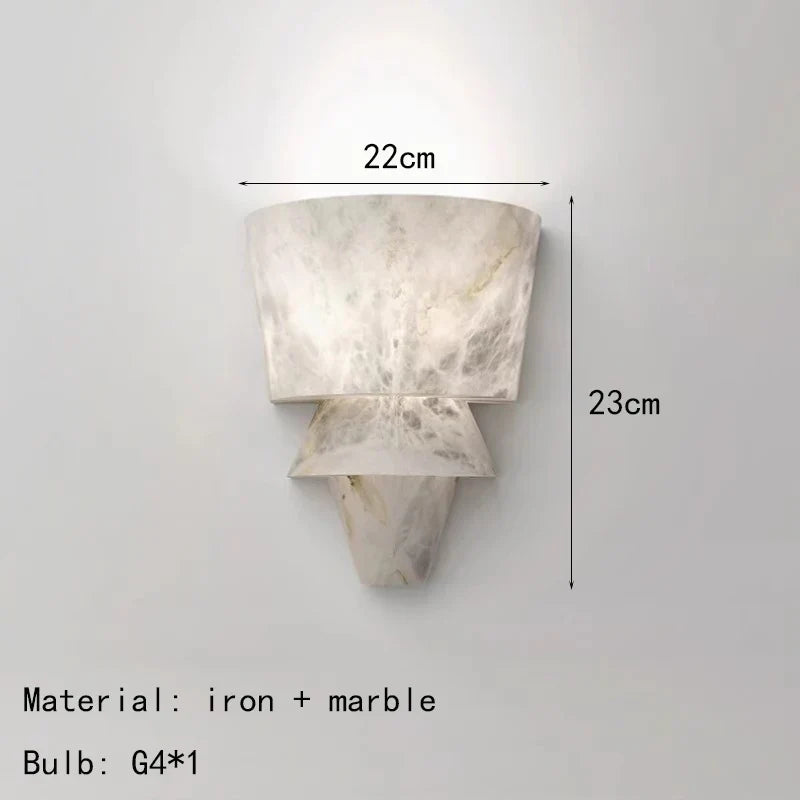 Clyvyra Marble Wall Light