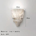 Clyvyra Marble Wall Light