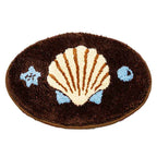 Coastal Starfish Themed Bath Mat | Kelmera