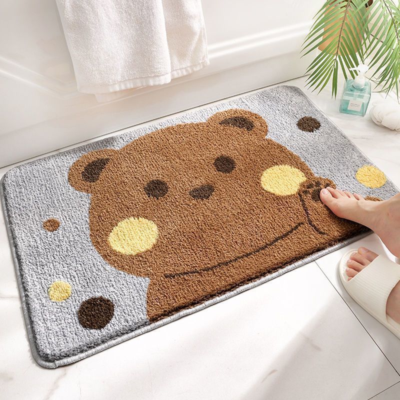 Coastal Waves Shaped Bath Mat | Kelmera