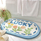 Coastal Waves Shaped Bath Mat | Kelmera