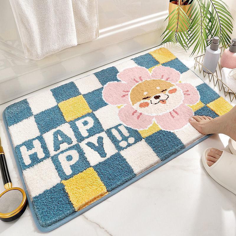 Coastal Waves Shaped Bath Mat | Kelmera