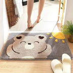 Coastal Waves Shaped Bath Mat | Kelmera