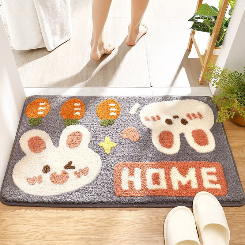 Coastal Waves Shaped Bath Mat | Kelmera