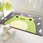 Coastal Waves Shaped Bath Mat | Kelmera