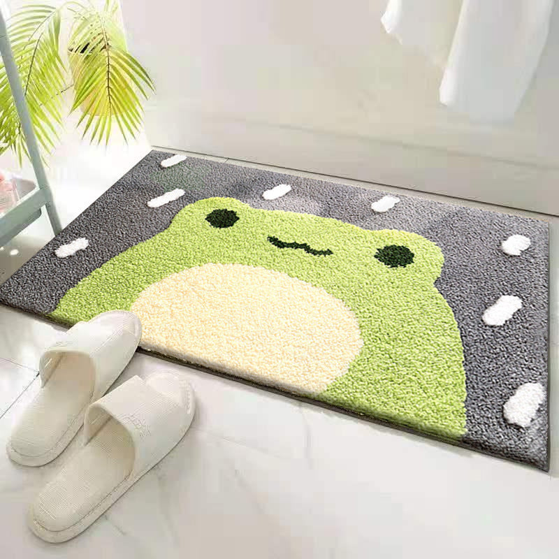 Coastal Waves Shaped Bath Mat | Kelmera