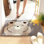 Coastal Waves Shaped Bath Mat | Kelmera