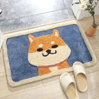 Coastal Waves Shaped Bath Mat | Kelmera