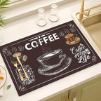 Coffee-Themed Kitchen Anti-Fatigue Mat | Kelmera