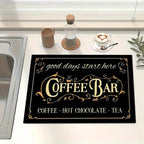 Coffee-Themed Kitchen Anti-Fatigue Mat | Kelmera