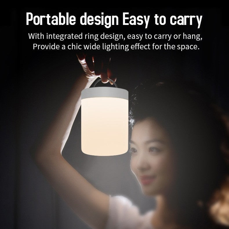 Color-Changing Smart Cylinder Table Lamp with Touch Top Light Night Light | Kelmera