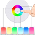 Color-Changing Smart Cylinder Table Lamp with Touch Top Light Night Light | Kelmera