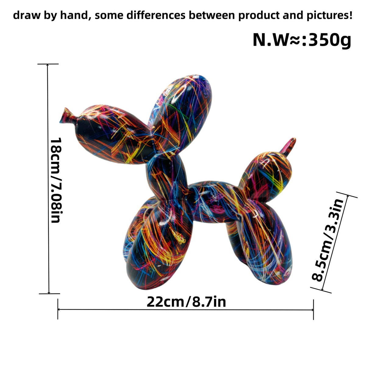 Colorful Balloon Dog Sculpture | Kelmera