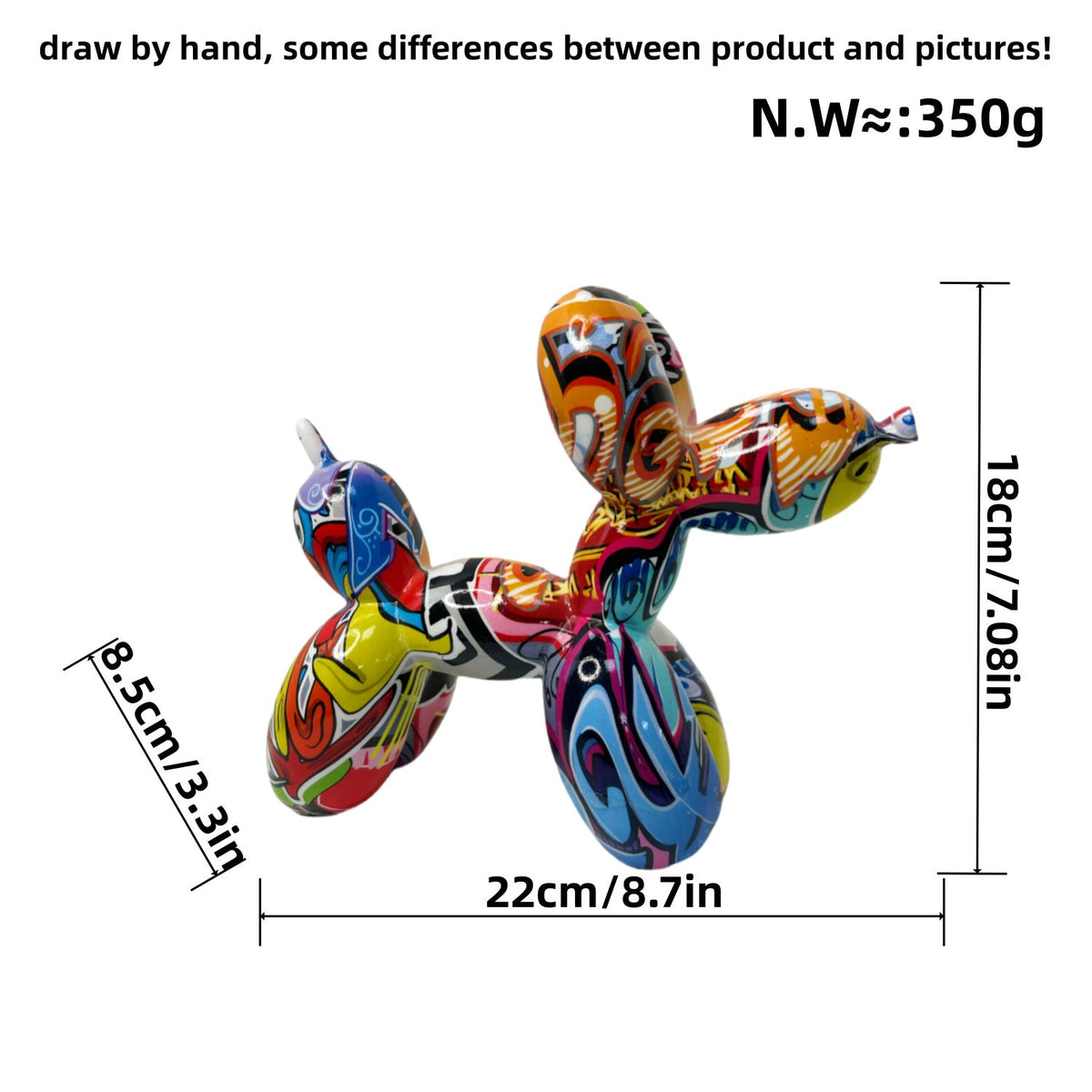 Colorful Balloon Dog Sculpture | Kelmera