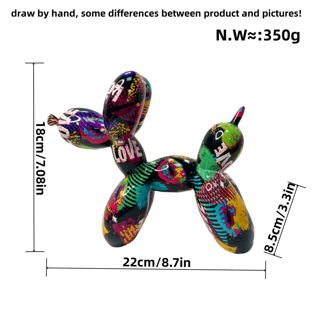 Colorful Balloon Dog Sculpture | Kelmera