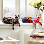 Colorful Cat Sculpture | Kelmera