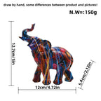 Colorful Elephants Figure | Kelmera