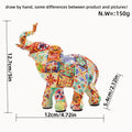 Colorful Elephants Figure | Kelmera
