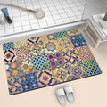 Colorful Geometric Pattern Bath Mat | Kelmera