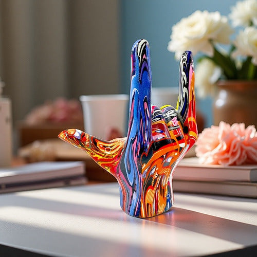 Colorful Hand Sculpture | Kelmera