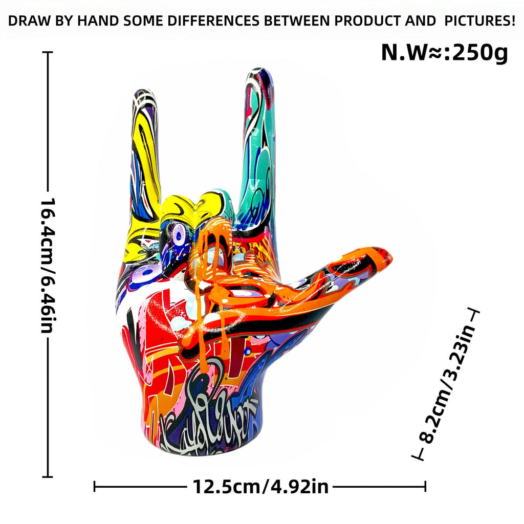 Colorful Hand Sculpture | Kelmera